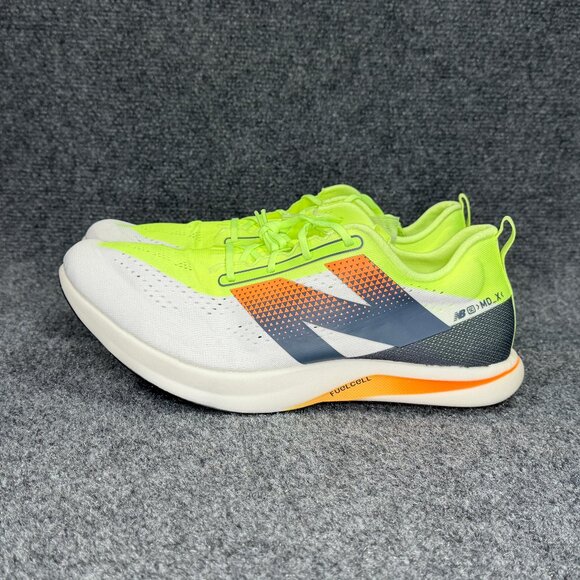 New Balance FuelCell SuperComp MD-X v3 Track Shoe Men Size 12 White Carbon Fiber main image 9